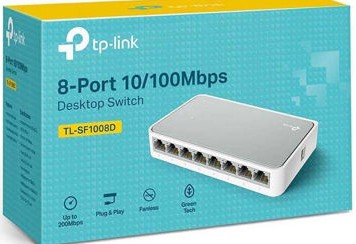 سوییچ 8 پورت دسکتاپ تی‌پی‌لینک مدل LS1008